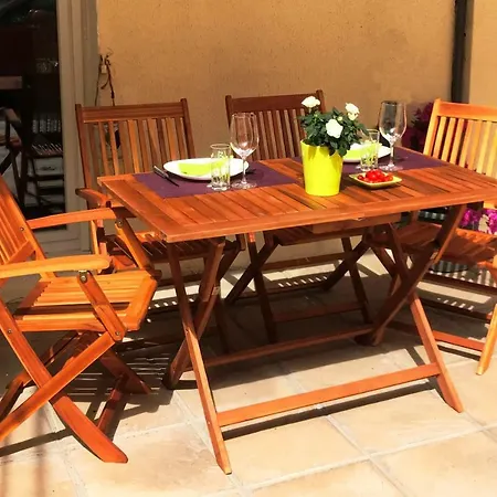 L' Aigue Marine Terrasse Et Parking דירה *